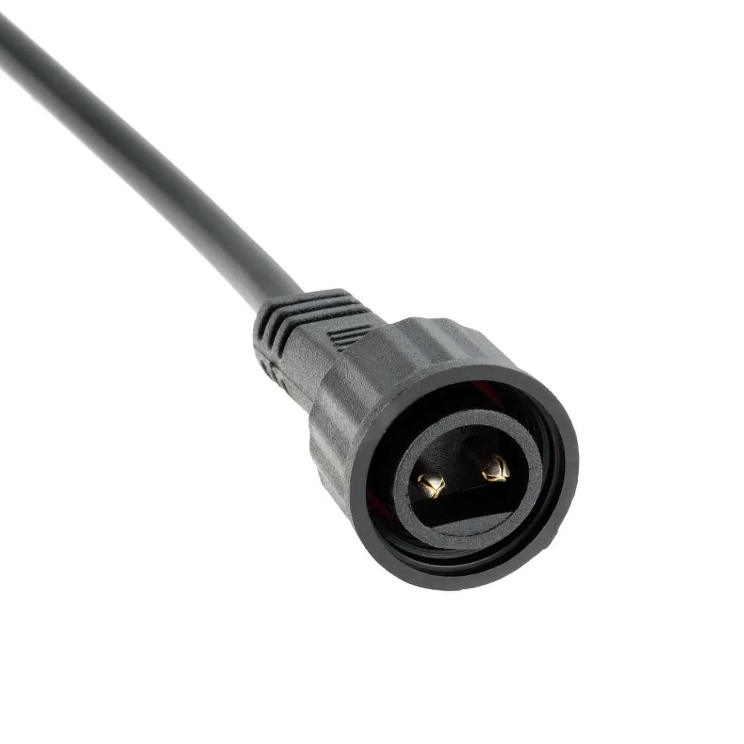 Catena 5 m, 10 lampadine goccia Ø 60 mm, led bianco caldo a spirale, prolungabile