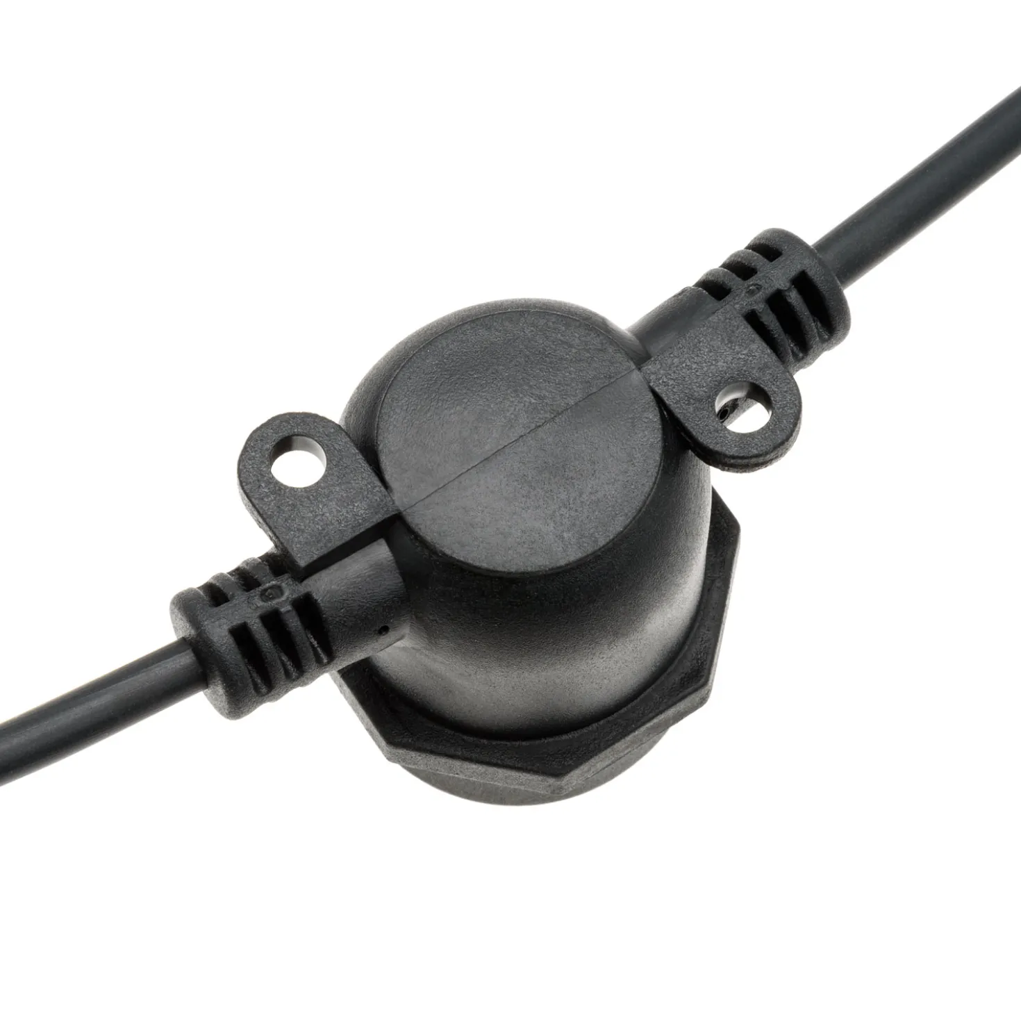 Catena 5 m, 10 lampadine goccia Ø 60 mm, led bianco caldo a spirale, prolungabile