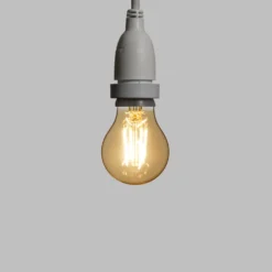 Catena 5 m, 8 lampadine led pendenti goccia Ø 67 mm 8 Watt dimmerabili, h 30 cm, prolungabile