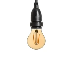 Catena 5 m, 8 lampadine led pendenti goccia Ø 60 mm di 4 Watt, h 30 cm, prolungabile