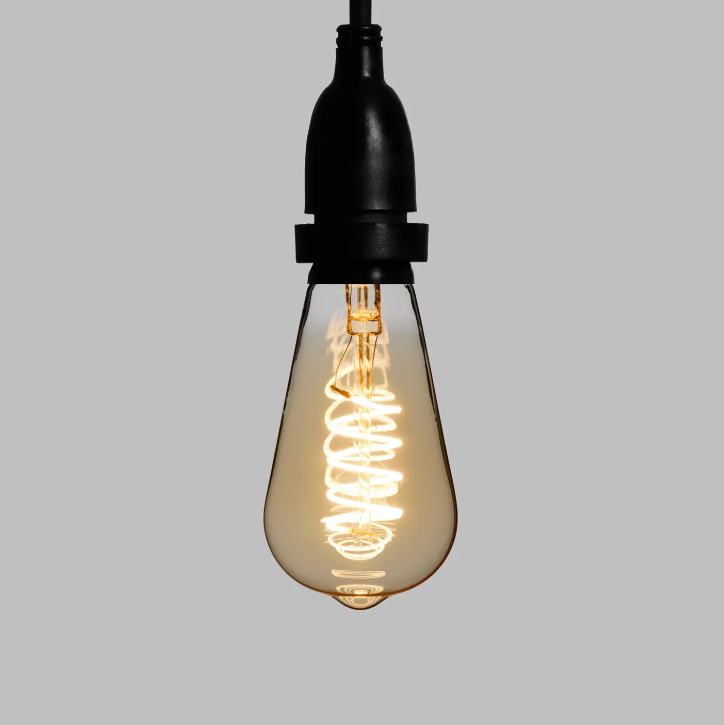 Catena 5 m, 8 lampadine pendenti Edison Ø 64 mm, h 70 cm, led a spirale, prolungabile
