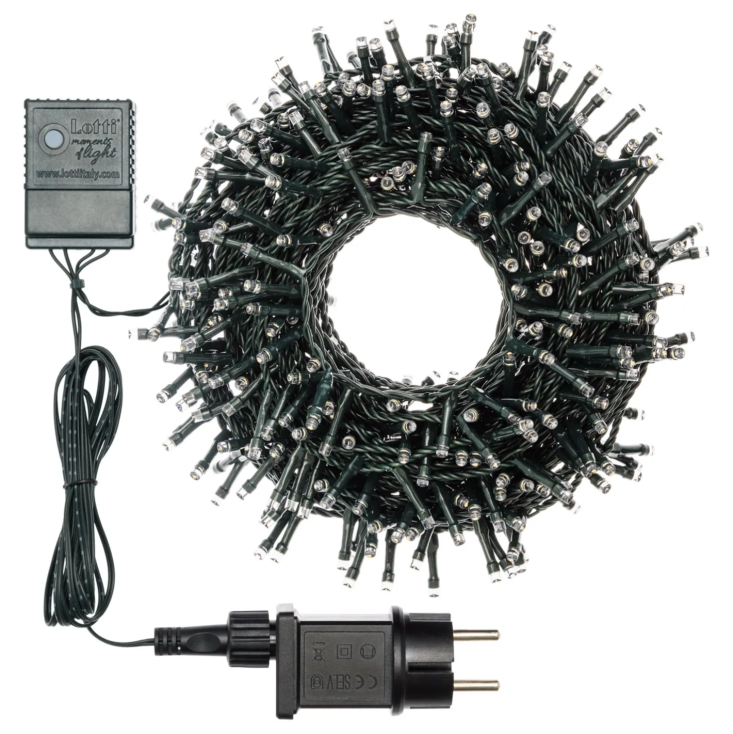 Catena 18,5 m, 450 led bianco caldo