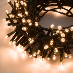 Catena 5 m, 100 led bianco caldo