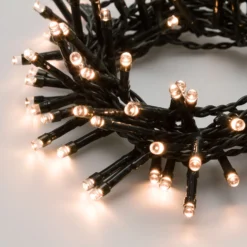 Catena 1,9 m, 48 led bianco caldo