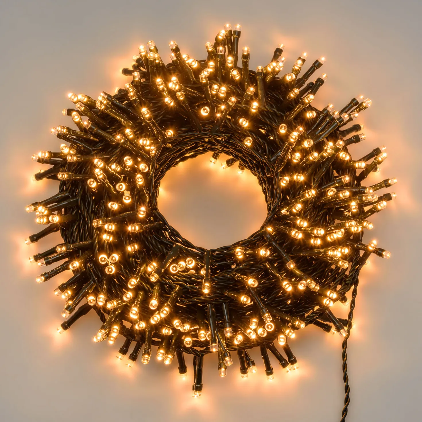 Catena 18,5 m, 450 led bianco extra caldo