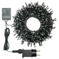 Catena 18,5 m, 450 led bianco extra caldo