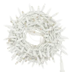 Catena 10 m, 200 maxiled bianco caldo, cavo bianco, prolungabile, IP67