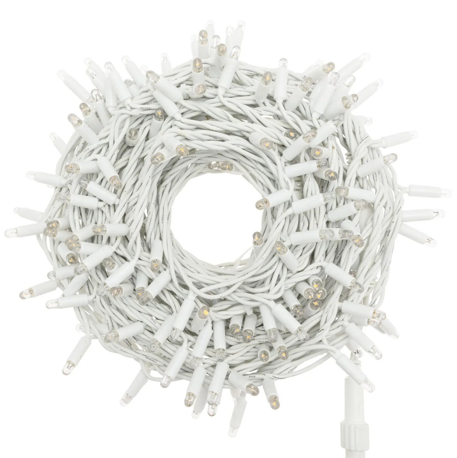 Catena 20 m, 200 maxiled bianco caldo, cavo bianco, prolungabile, IP67