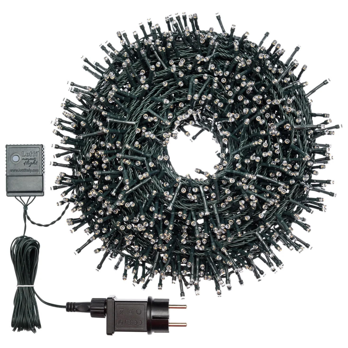 Catena Nastro di Luce 30,5 m, 1500 led bianco caldo