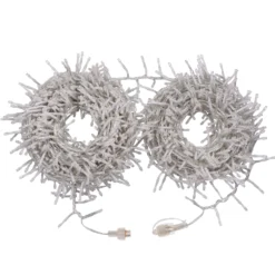 Catena Nastro di luci Connect+ 25 m, 1250 led bianco caldo, cavo trasparente, prolungabile