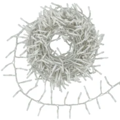 Catena Nastro di luci Connect+ 12 m, 600 led bianco caldo, cavo trasparente, prolungabile