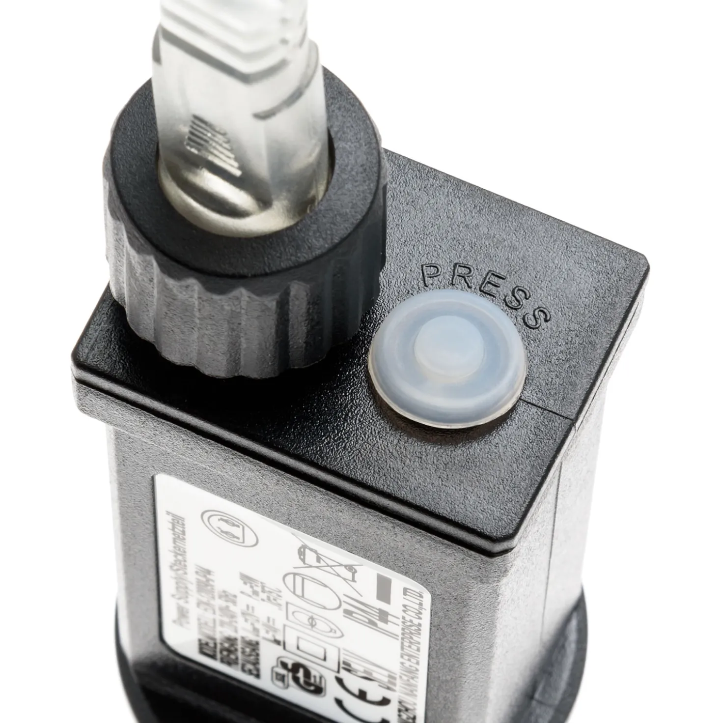 Catena rame 22,5 m, 300 microled bianco extra caldo