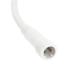 Catenaria con 5 portalampade E27, 5 metri, cavo bianco, prolungabile