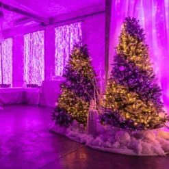 Catena Twinkly Plus RGB e Bianco caldo, 25 metri, 250 Pixel Led, cavo nero