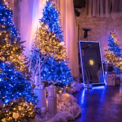 Catena Twinkly Plus RGB e Bianco caldo, 25 metri, 250 Pixel Led, cavo nero
