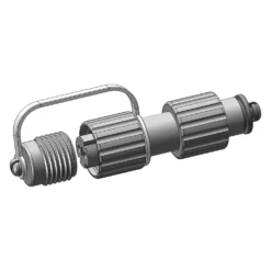 Cavo adattatore rigido trasparente PML, Entrata (Maschio) IP67, Uscita (Femmina) IP44