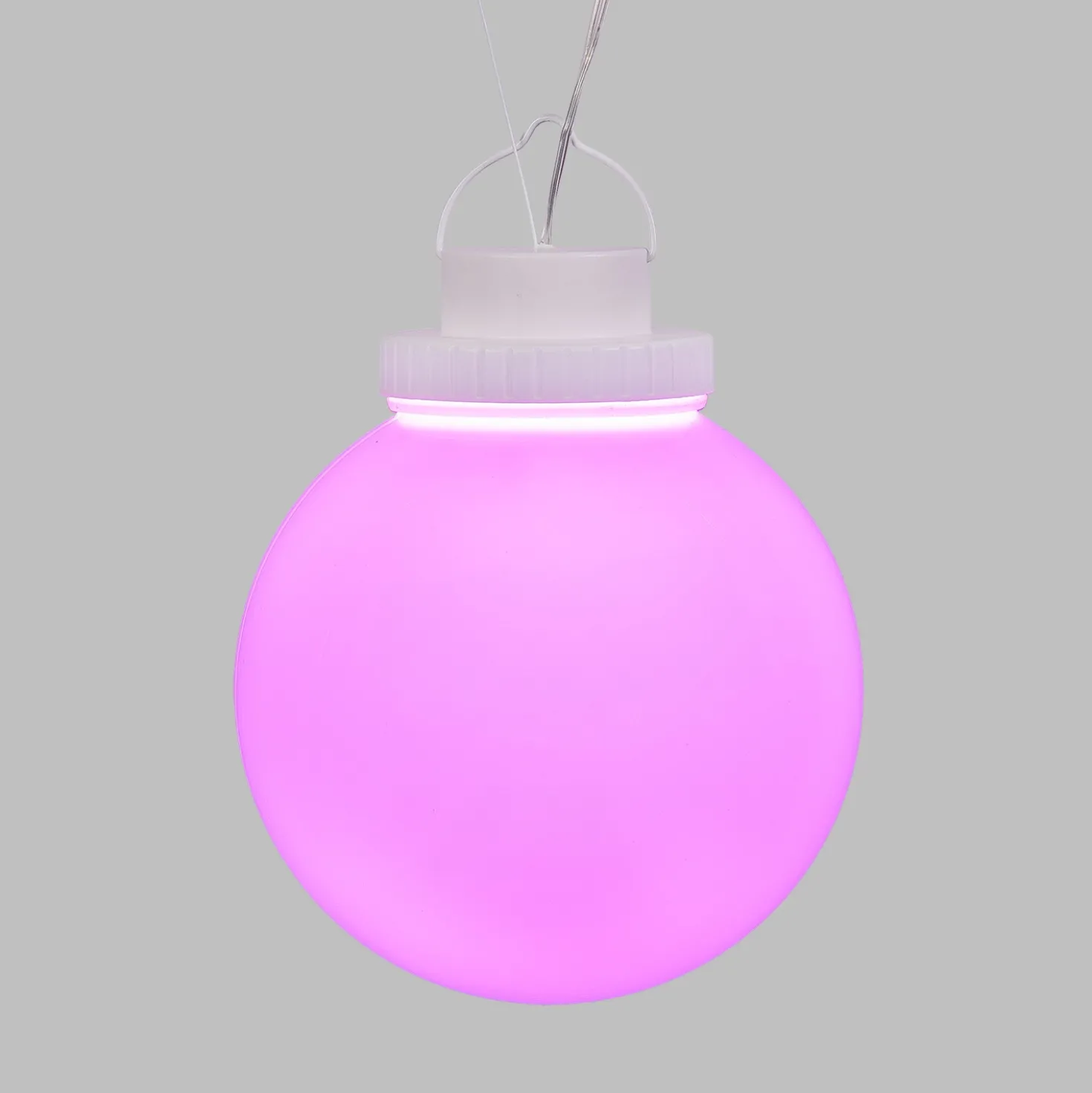 Color Light Ball Ø 20 cm, Connect ProLine 36V, led RGB e Bianco Caldo, cavo trasparente