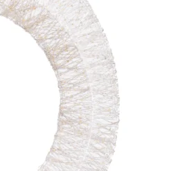 Corona Bianca 3D Ø 110 cm, microled bianco caldo e RGB, uso interno