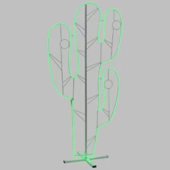 Lampada decorativa Cactus neon h 165 cm