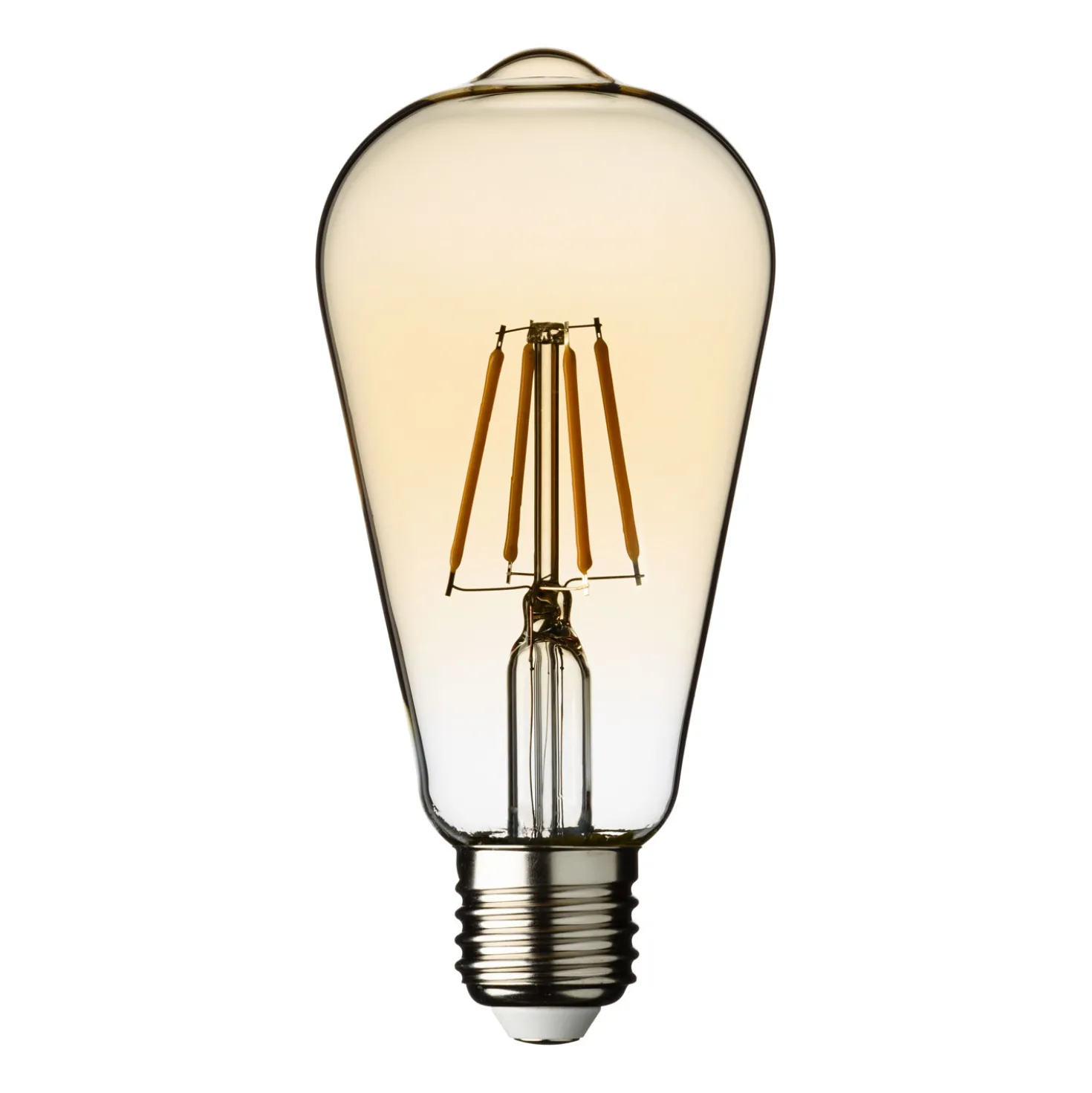 Lampadina Vintage Edison, 64 mm, E27, bianco caldo, 4 watt, dimmerabile