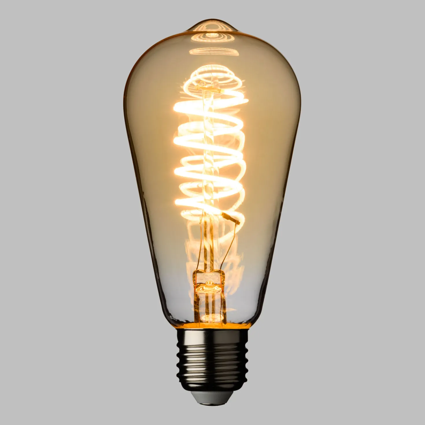 Lampadina Vintage, filamento led a spirale, 4W