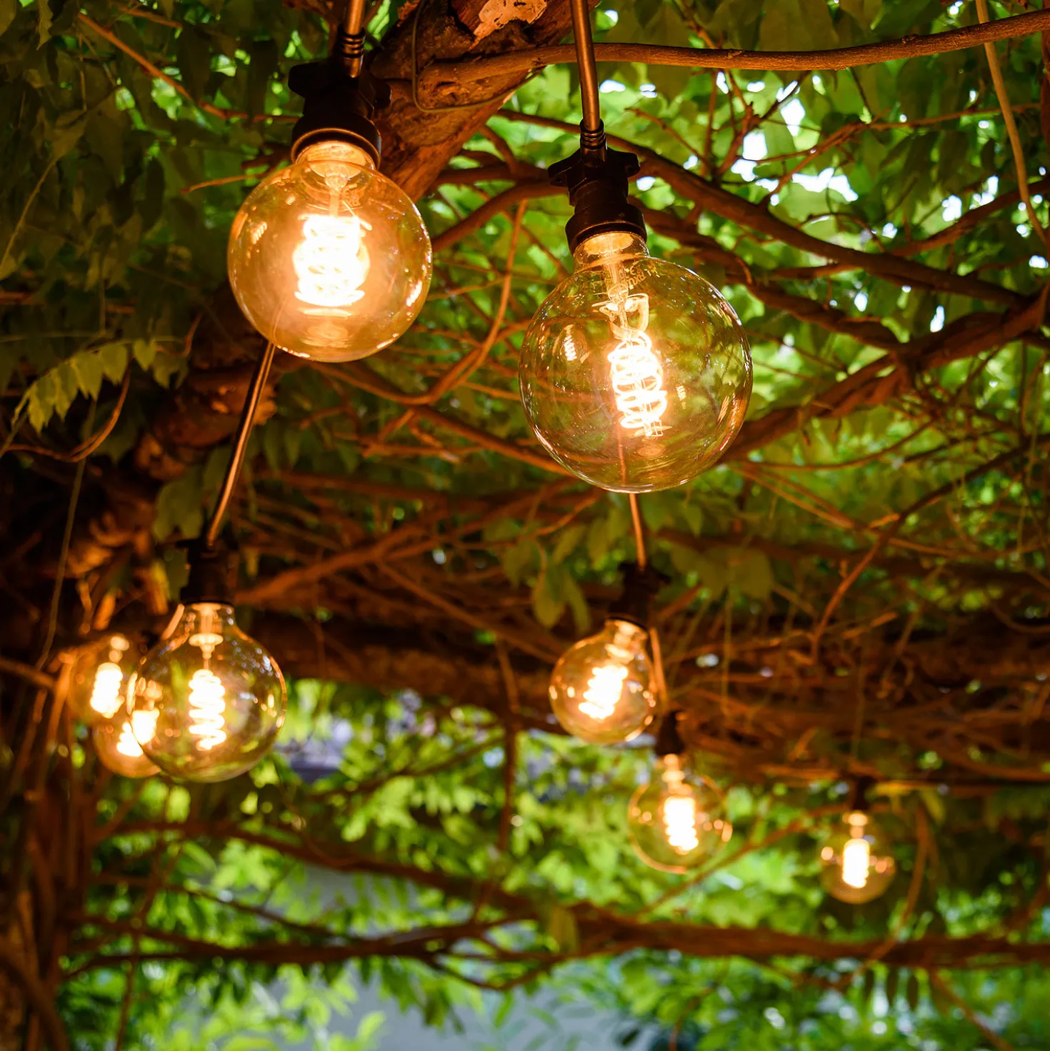 Lampadina Vintage Globo, filamento led a spirale, 4W