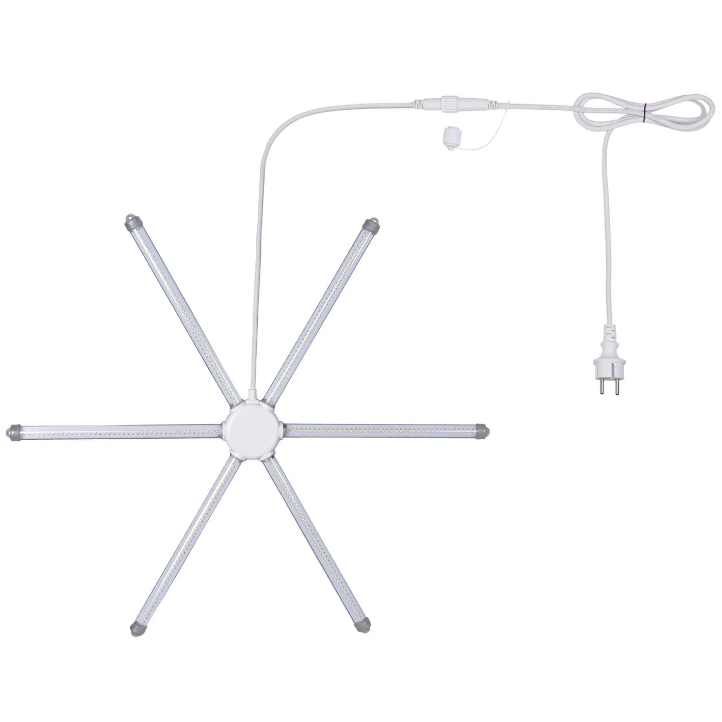 Meteora 6 tubi, Ø 67 cm, 504 SMD Led bianco freddo