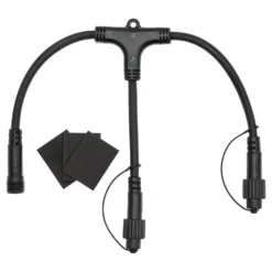 Multiconnettore PML, 2 uscite, interspazio 40 cm, cavo nero, IP67