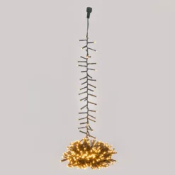 Nastro Pendente Connect+ 5 m, 500 led bianco caldo, cavo verde