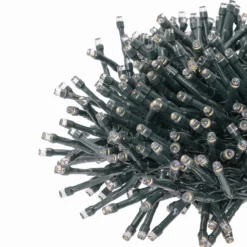 Nastro Pendente Connect+ 5 m, 500 led bianco caldo, cavo verde