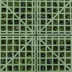Pannello di Lichene artificiale verde bosco Green Wall Light, senza luci