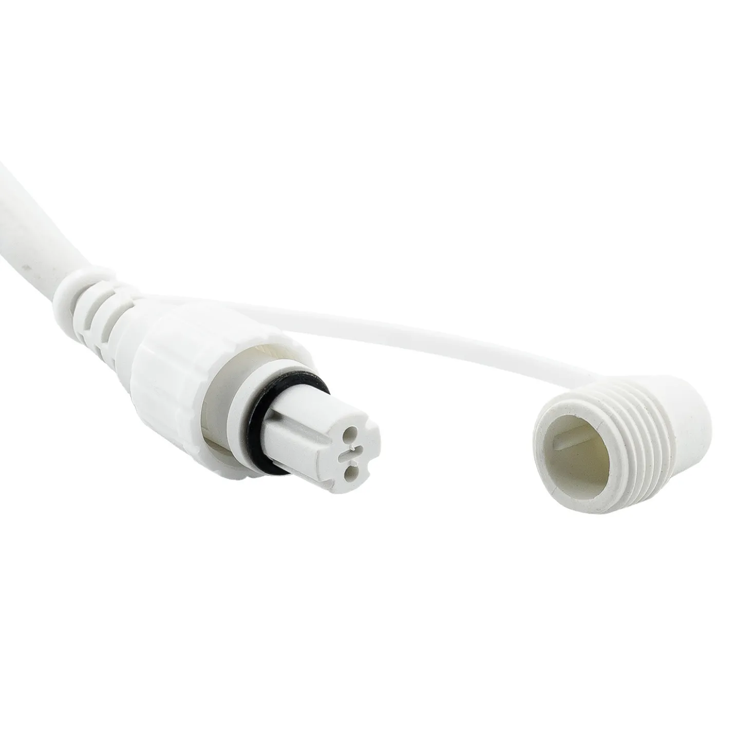 Prolunga VINTAGE LED PRO, 1 m, cavo bianco