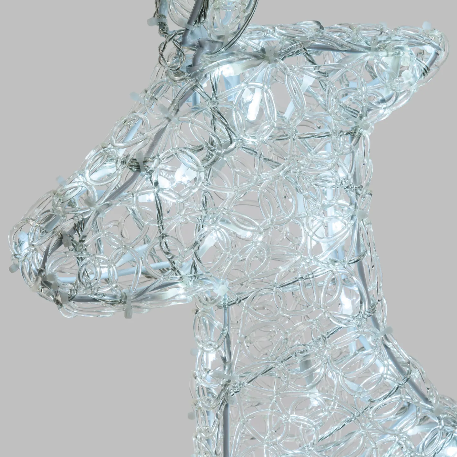 Renna Thin 3D, h 85 cm, led bianco freddo