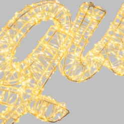 Scritta Auguri 3D, 115 x h 37 cm, 2000 microled bianco caldo e freddo, uso esterno