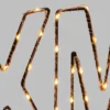 Scritta luminosa led XMAS color rame, bianco caldo