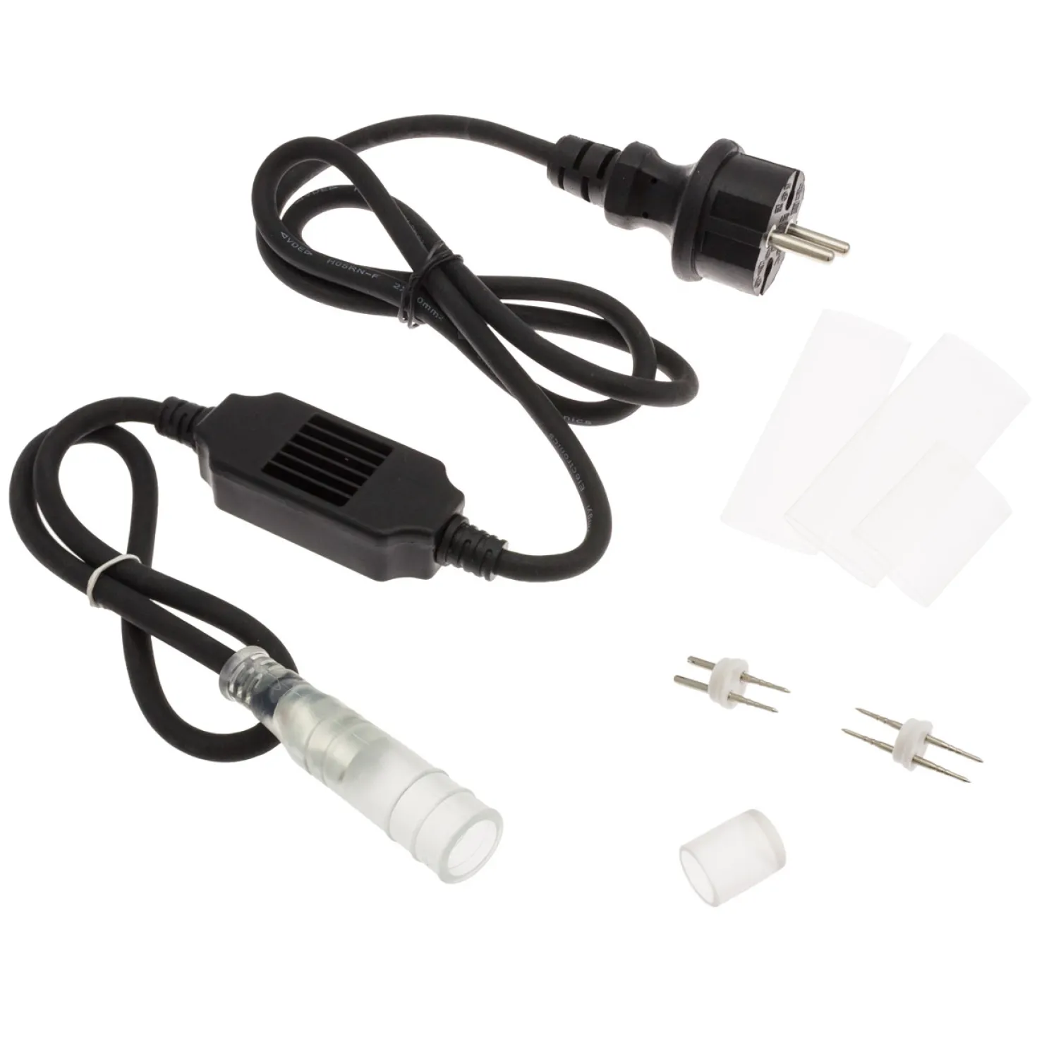 Set accessori per tubo luminoso led da 13 mm