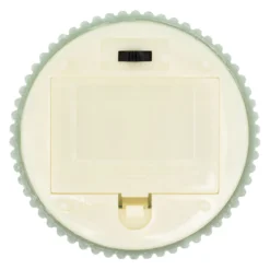Set 3 candele verdi a coste in cera, fiamma 3D con stoppino