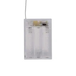 Set 3 Coni luminosi 3D in Tessuto Bianco Iridescente, led bianco caldo, uso interno