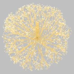Sfera RICCO con rami bianchi, Ø 80 cm, 2500 microled bianco caldo, uso interno