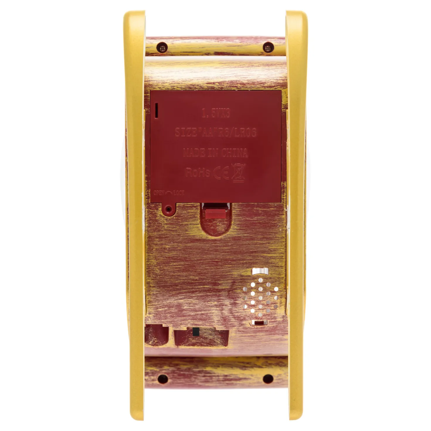 Slitta decorata con Babbo Natale a batteria con glitter nell'acqua