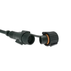 Stalattite Connect+ 2 x h 0,36 m, 160 led bianco caldo, cavo verde, prolungabile