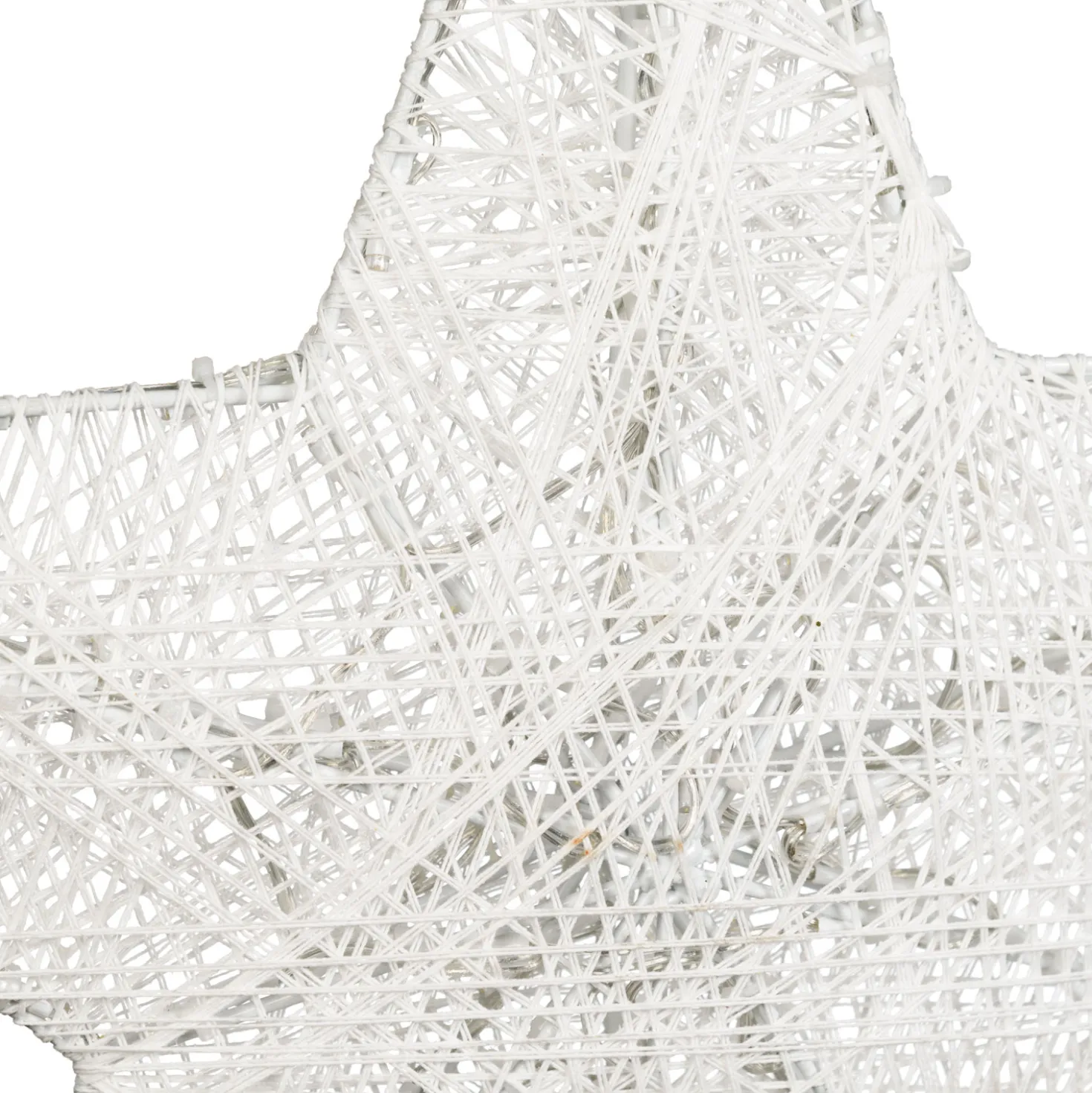 Stella Bianca 3D Ø 55 cm, Dual Color LED bianco caldo e freddo