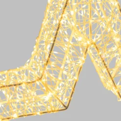 Stella Bianca 3D Ø 75 cm, microled bianco caldo e freddo, uso interno