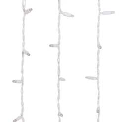 Tenda 2 x h 2 m, 320 maxiled bianco caldo, cavo bianco, prolungabile, IP67
