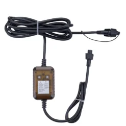 Trasformatore con Controller Connect+ fino a 6000 led, giochi di luce e luce fissa, cavo nero