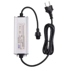 Trasformatore con Controller Connect+ fino a 6000 led, giochi di luce e luce fissa, cavo nero