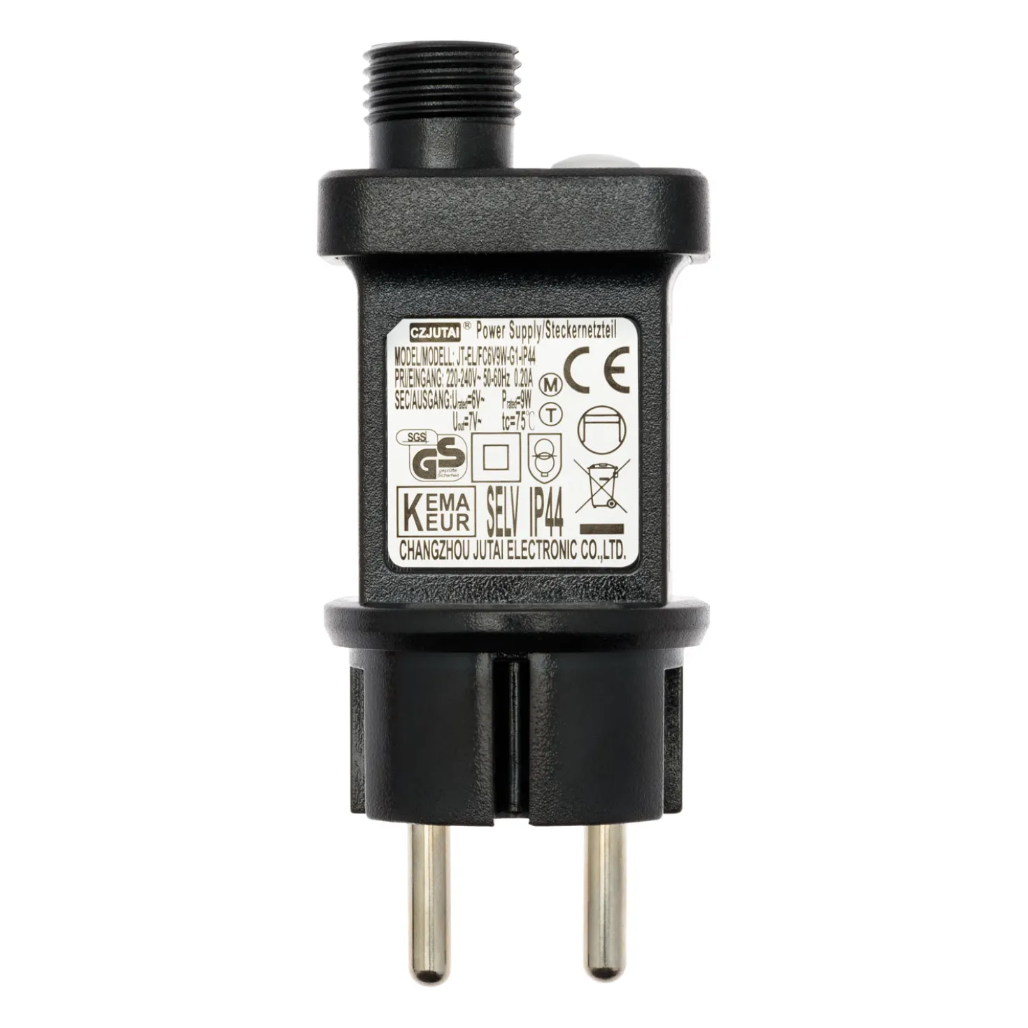 Trasformatore per luci decorative, 6 Volt DC, Max 9 Watt