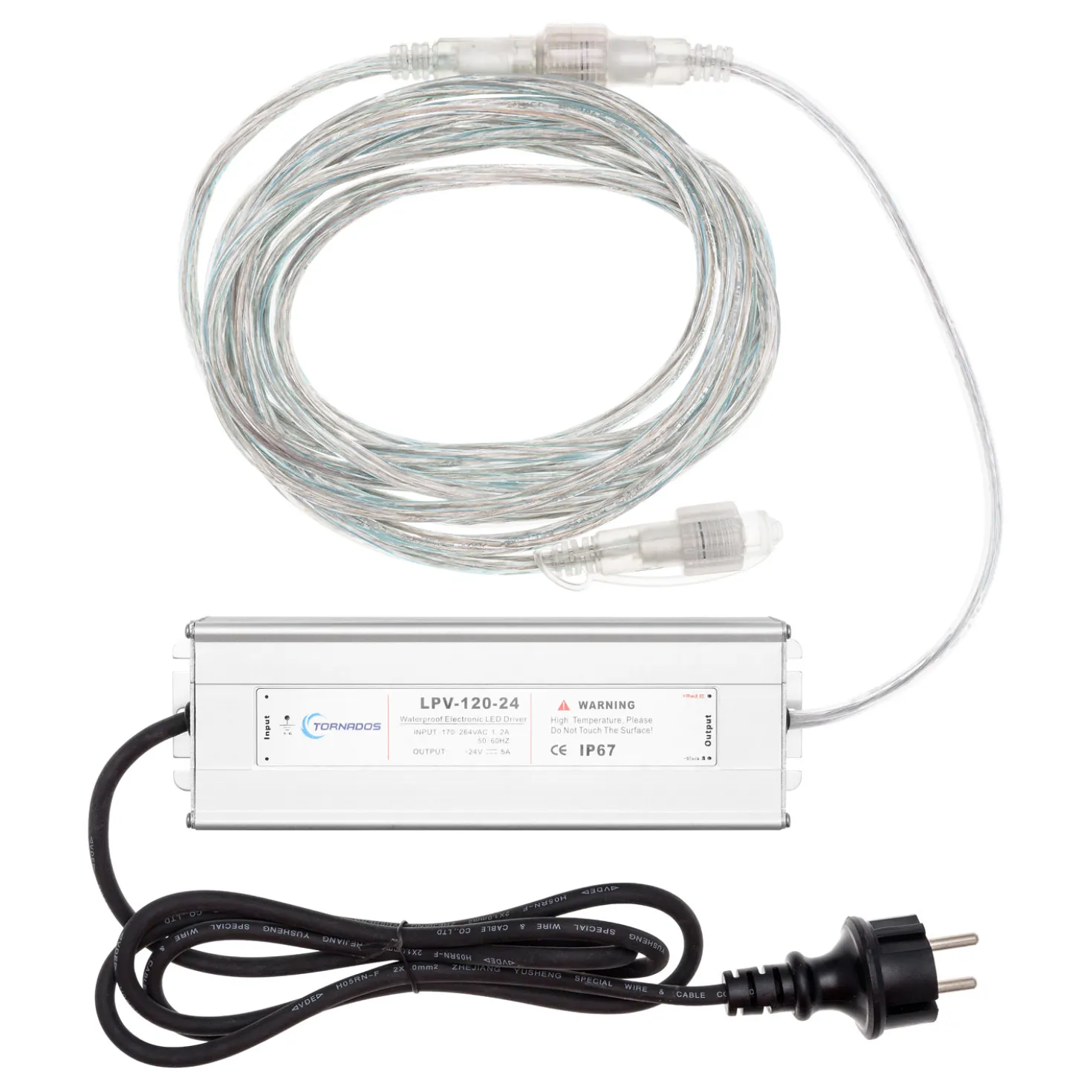 Trasformatore PL24V, 24 Volt con AC/DC, 120 Watt