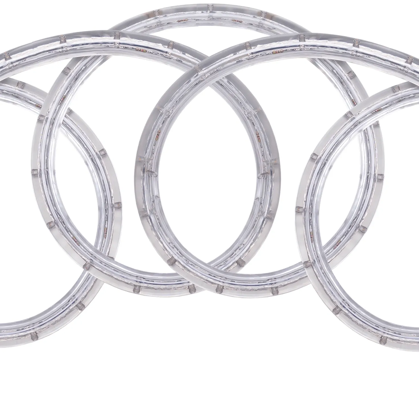 Tubo luminoso, 13 mm, 230 volt, 45 m, led bianco caldo