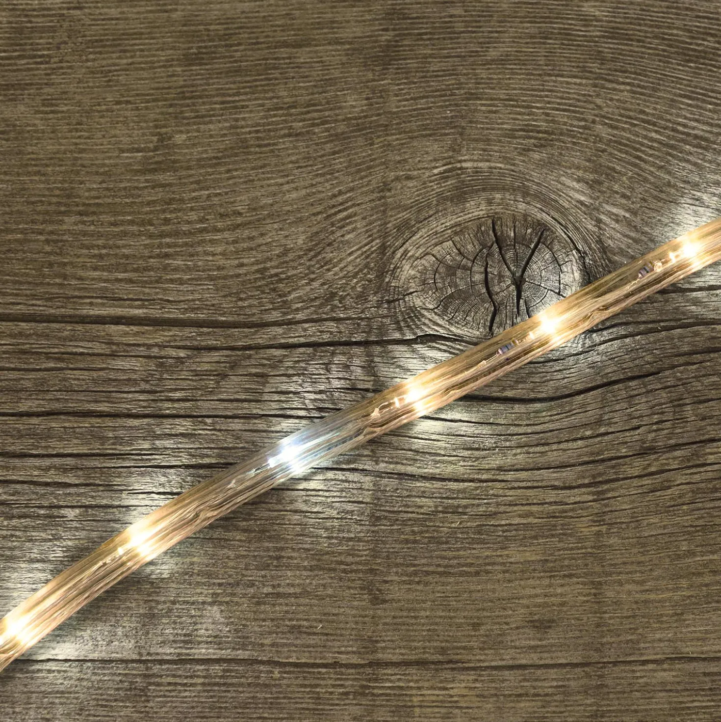 Tubo luminoso, 13 mm, 230 volt, 45 m, led bianco caldo